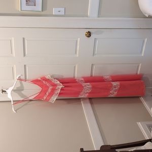 Light orange/pink maxi dress